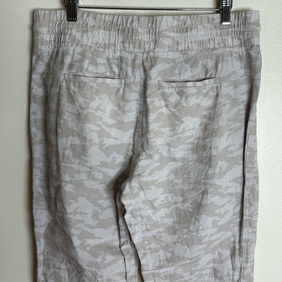 Athleta ladies Cabo tide linen jogger 100% linen pants size 10 - Picture 8 of 11
